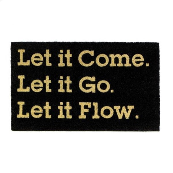 Nikki Chu Nala Let It Come Coir Doormat, Blue NI476912